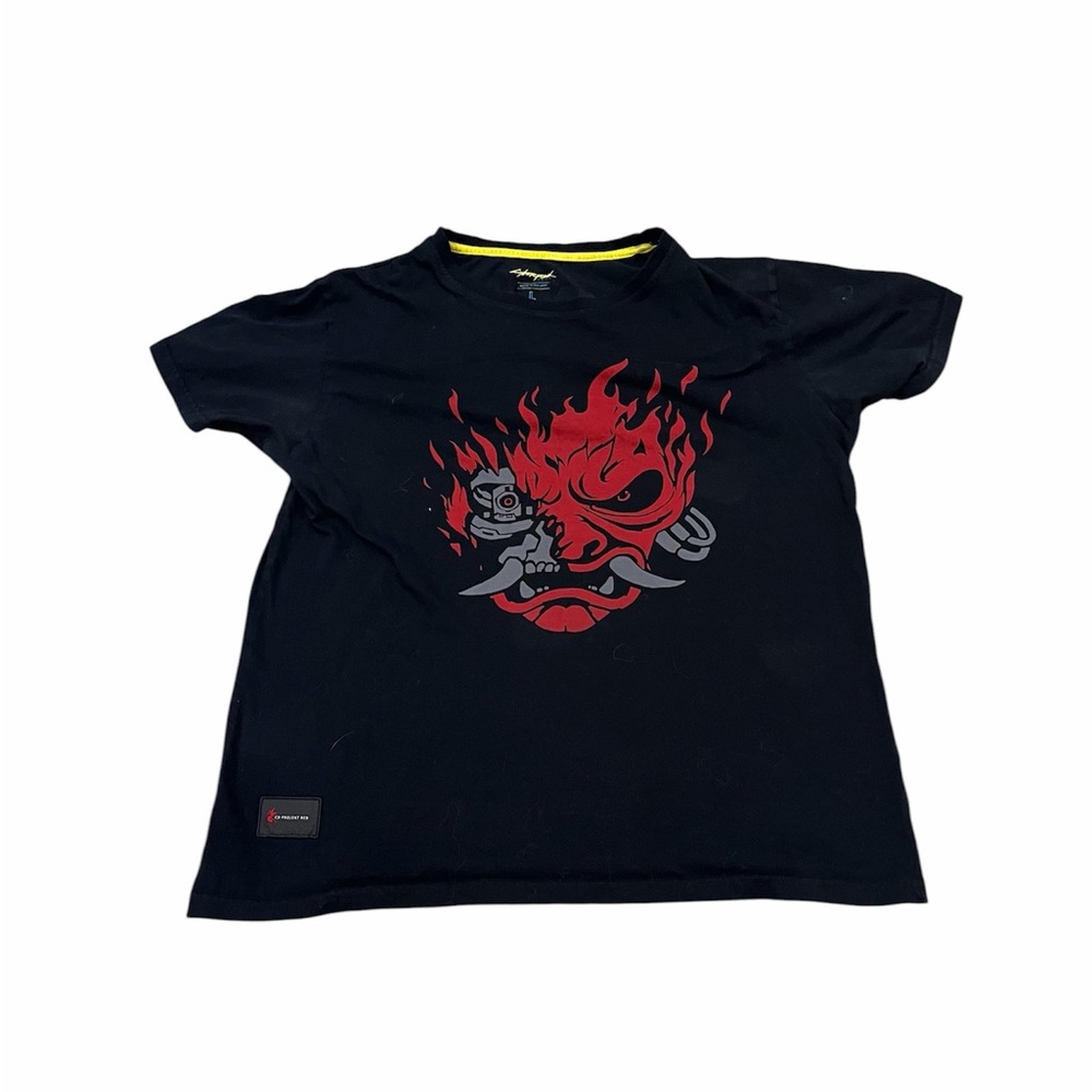 Cyberpunk 2077 Black/Red Samurai Graphic Black T-Shirt - Size L CD Projekt Red